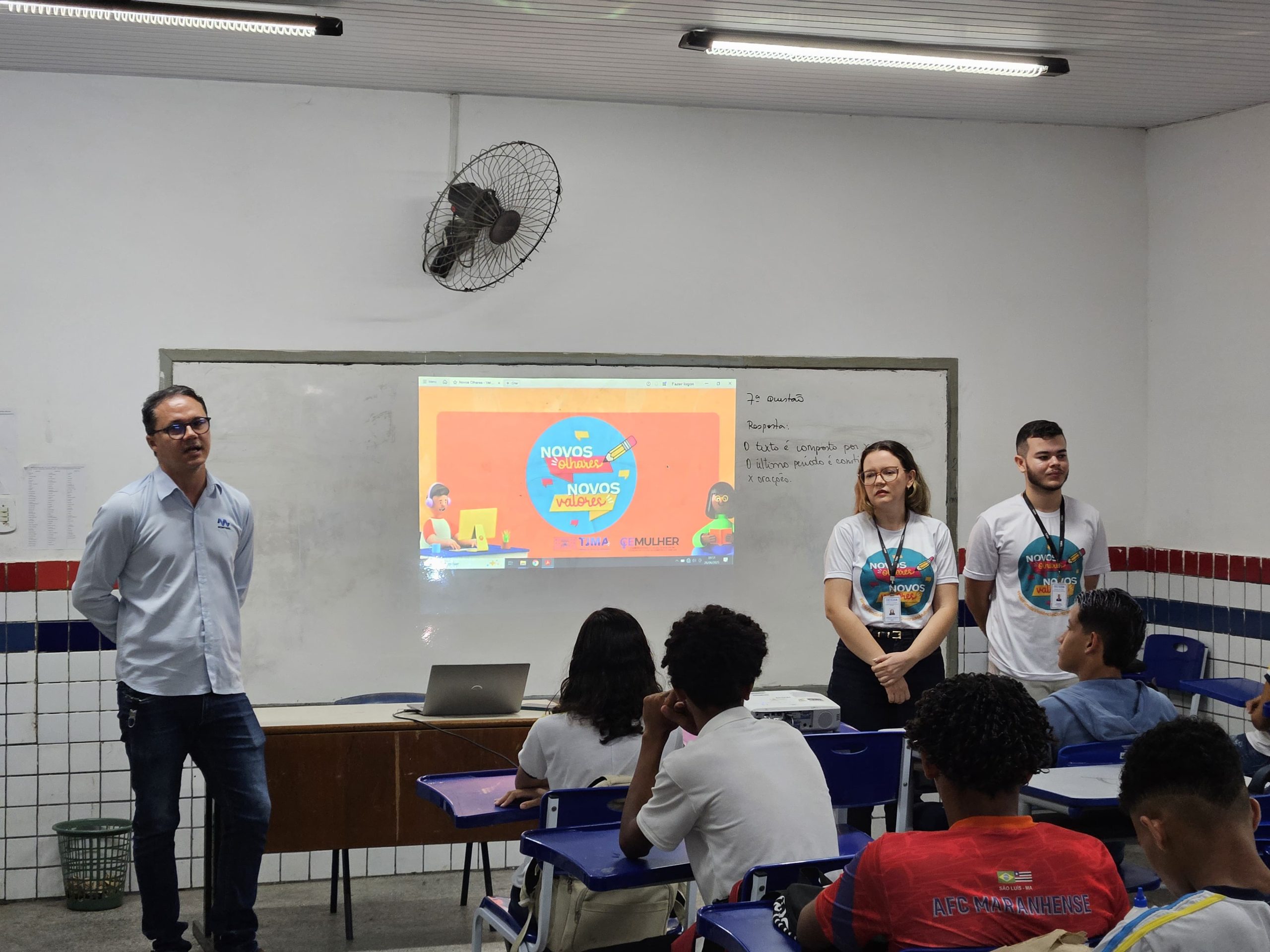 Educação para o respeito: palestra sobre a Lei Maria da Penha conscientiza estudantes no Anjo da Guarda