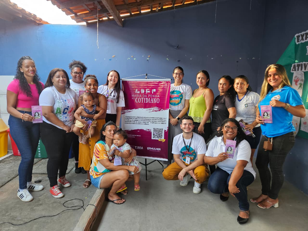 Roda de conversa Lei Maria da Penha no Cotidano com mulheres da comunidade do Itaqui-Bacanga