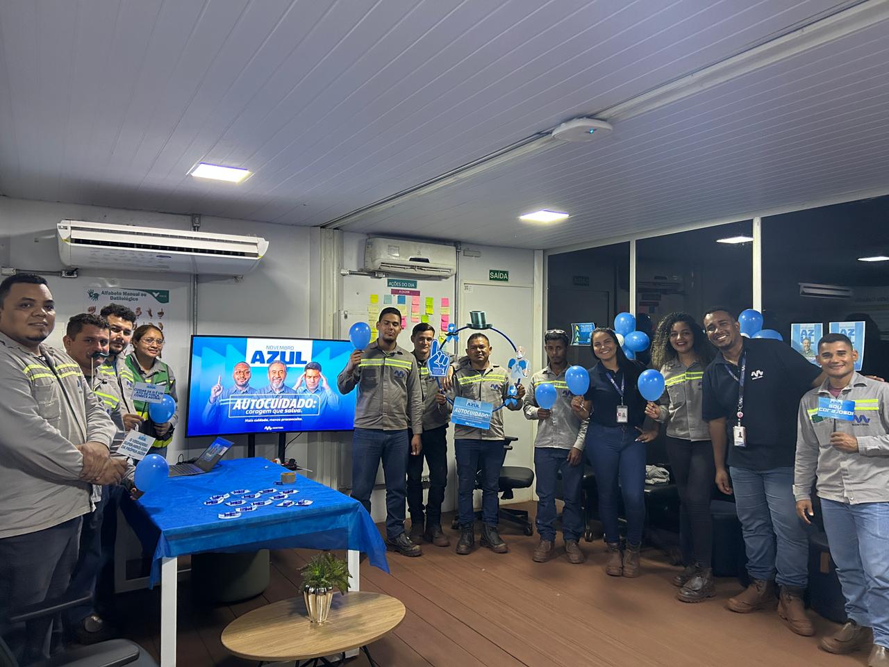 Novembro Azul Mobiliza Colaboradores em Parauapebas