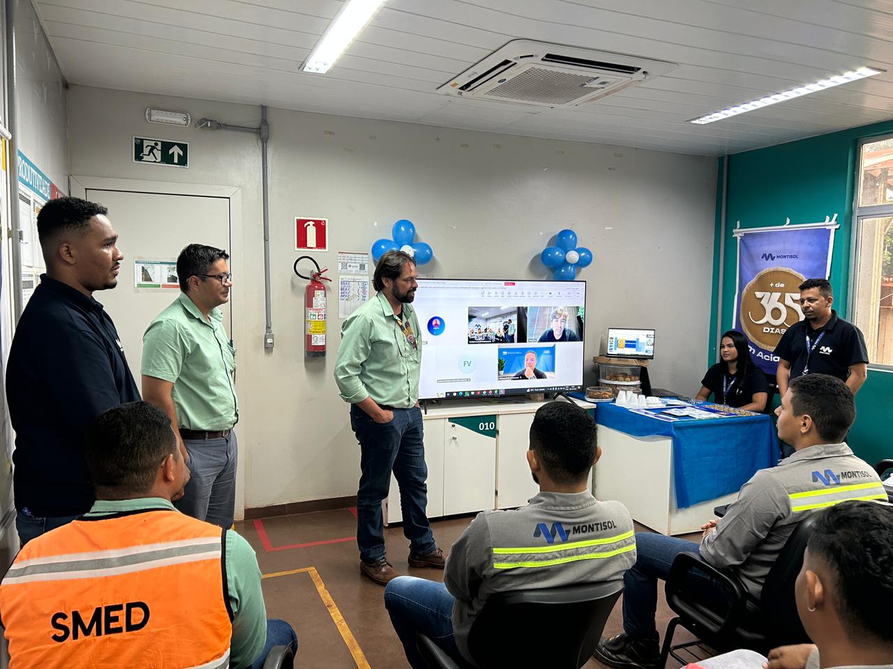 Compromisso renovado com os próximos 365 dias sem acidentes