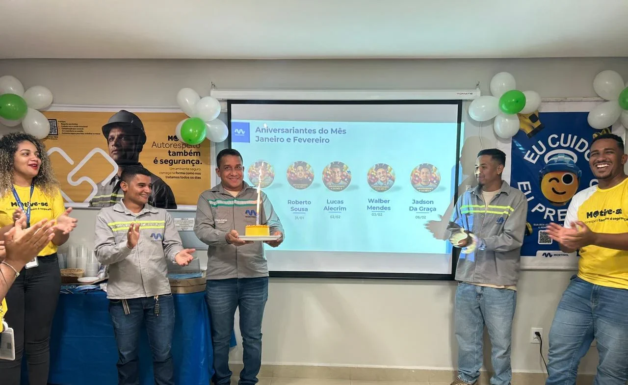 Montisol realiza reunião mensal de segurança e reconhece destaques dos programas internos