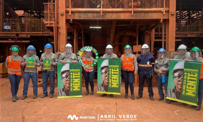 Abril Verde mobiliza equipes da Montisol com foco em atenção e prevenção nos canteiros