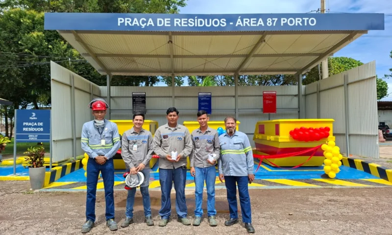 Inauguração da Praça de Resíduos na área GEPOR Porto fortalece práticas de gestão ambiental