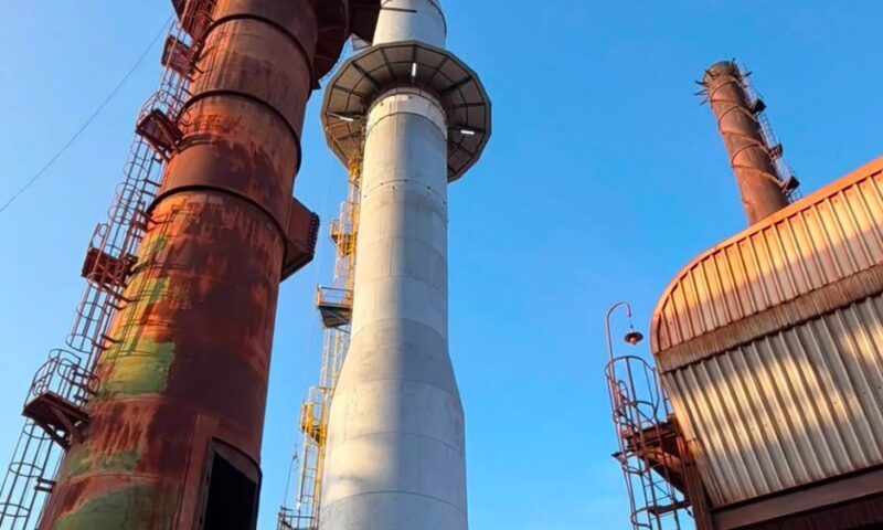 Mais uma grande entrega: Chaminé da Caldeira DZ é entregue com 0 acidentes